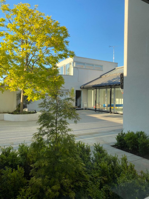 Modernist courtyard